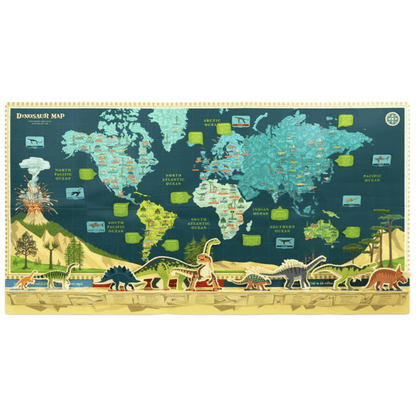 Create Your Own Dinosaur Timeline & World Map - Beanie Games