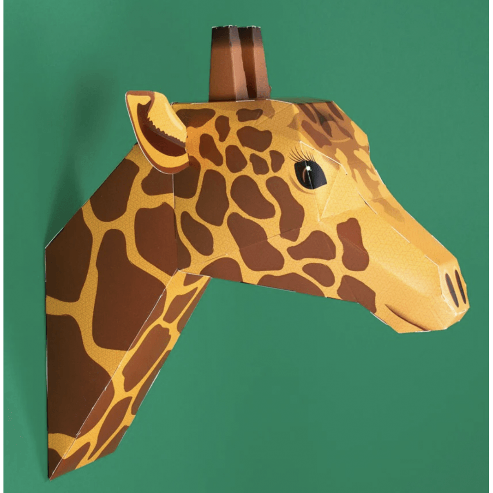 Create Your Own Gentle Giraffe Head - Beanie Games