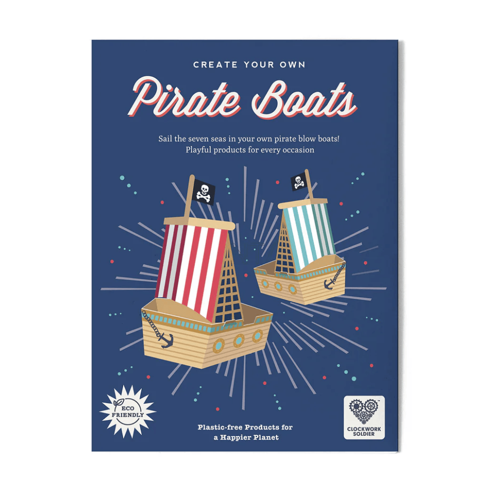 Create Your Own Pirate Blow Boats - Beanie Games
