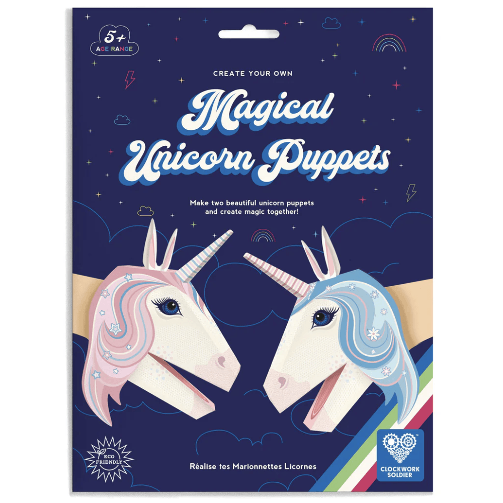 Create Your Own Unicorn Puppets - Beanie Games