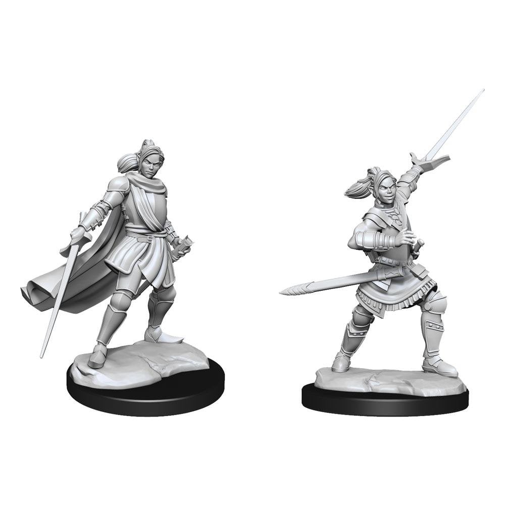 Critical Role: Unpainted Miniatures Half - Elf Paladin Xhorhas Female - Beanie Games