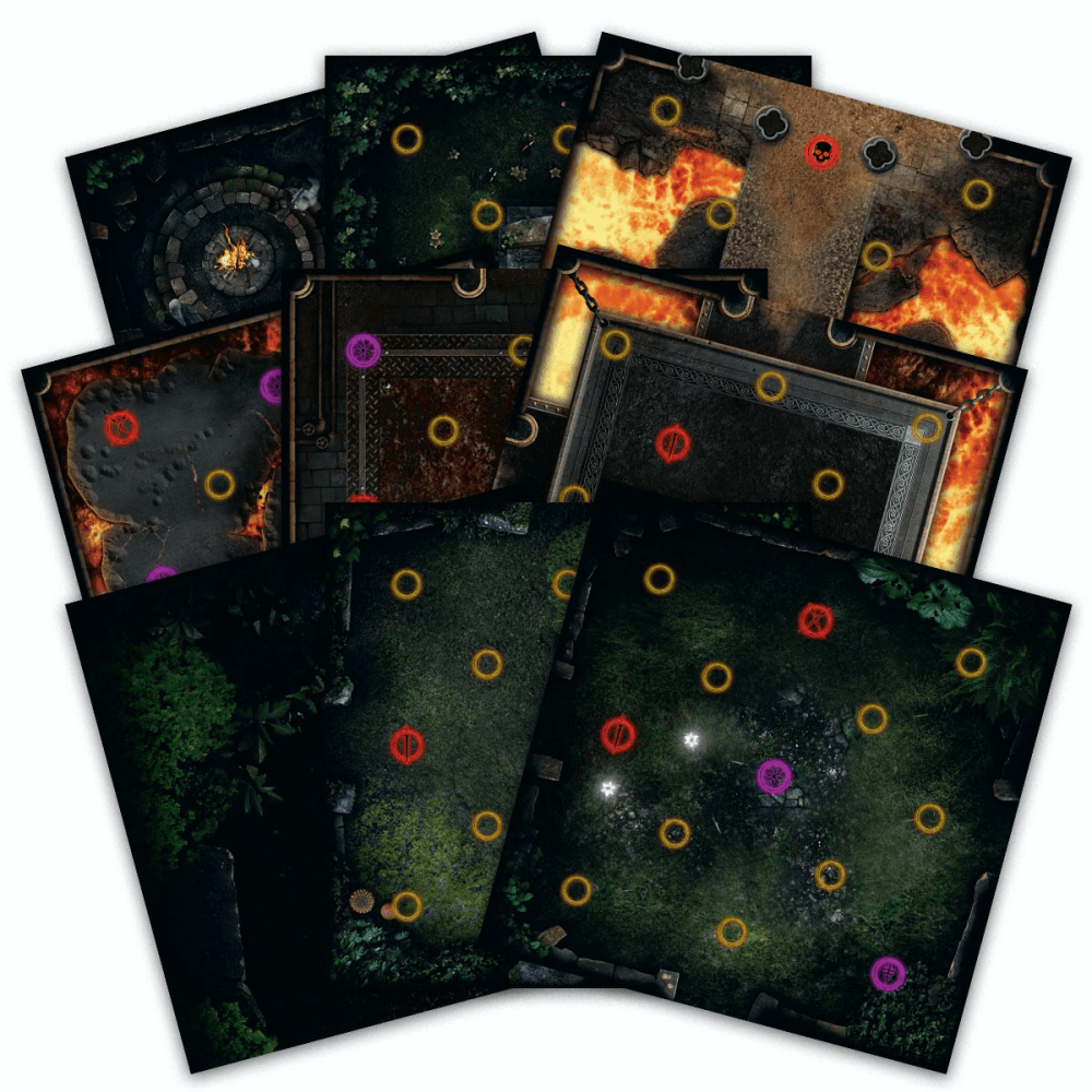 Dark Souls: Darkroot Basin & Iron Keep Tile Set - Beanie Games