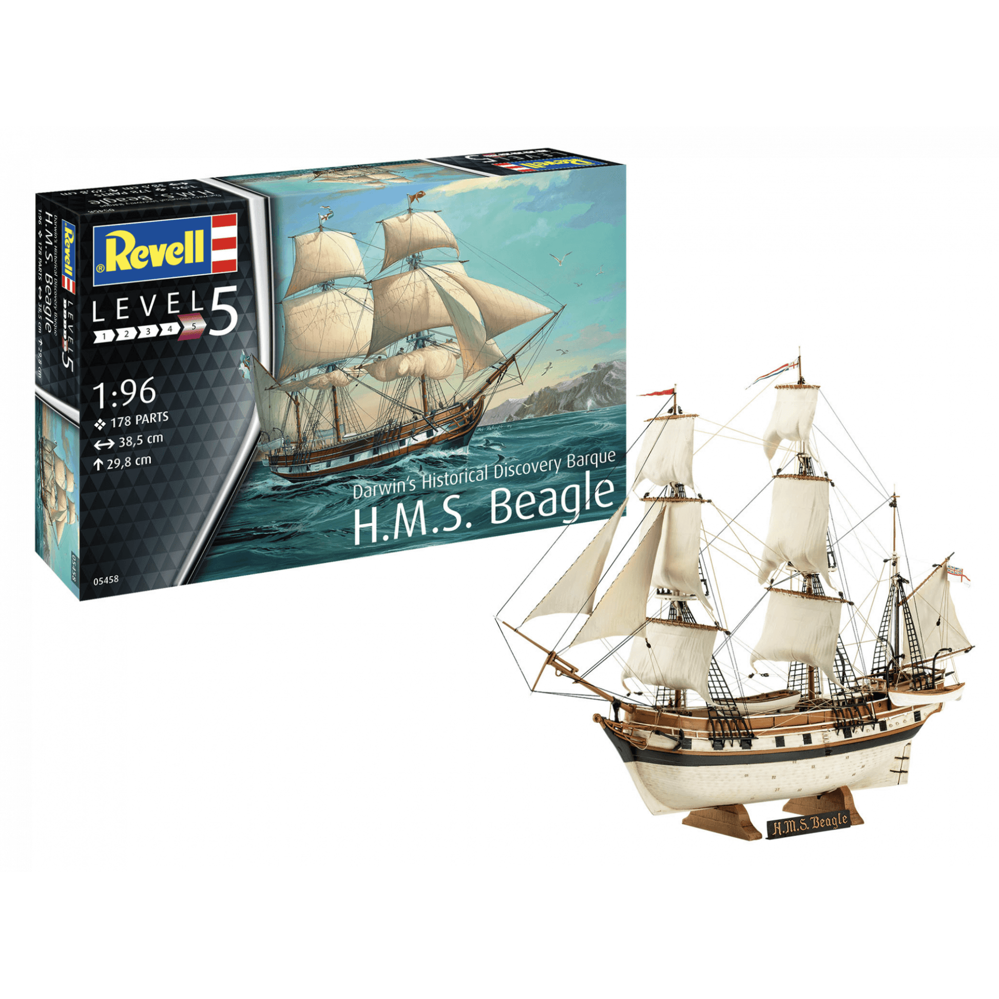 Darwin's Historical Discovery Barque H.M.S. Beagle - Beanie Games