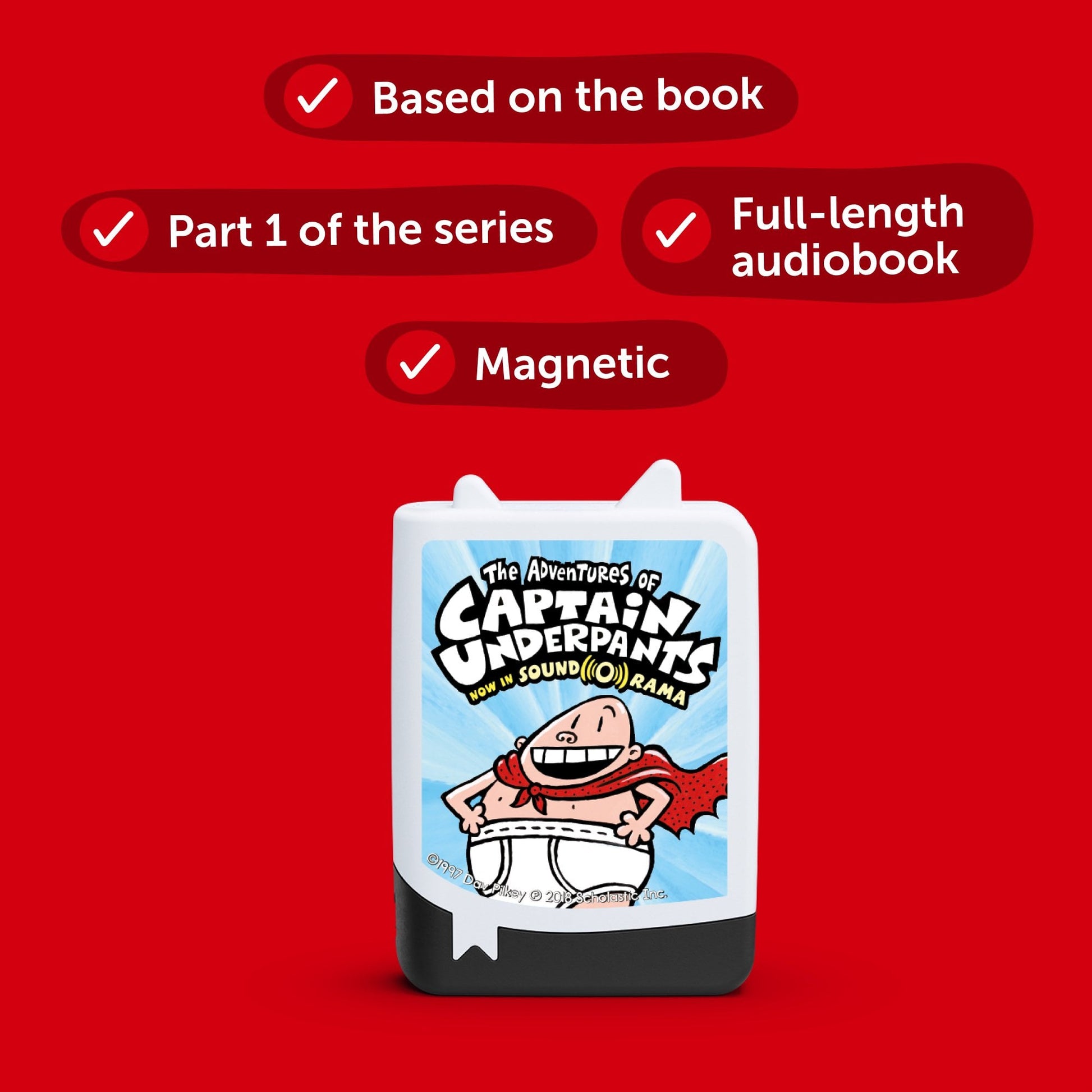 Dav Pilkey The Adventures of Captain Underpants (Book Pocket Tonies) - Beanie Games