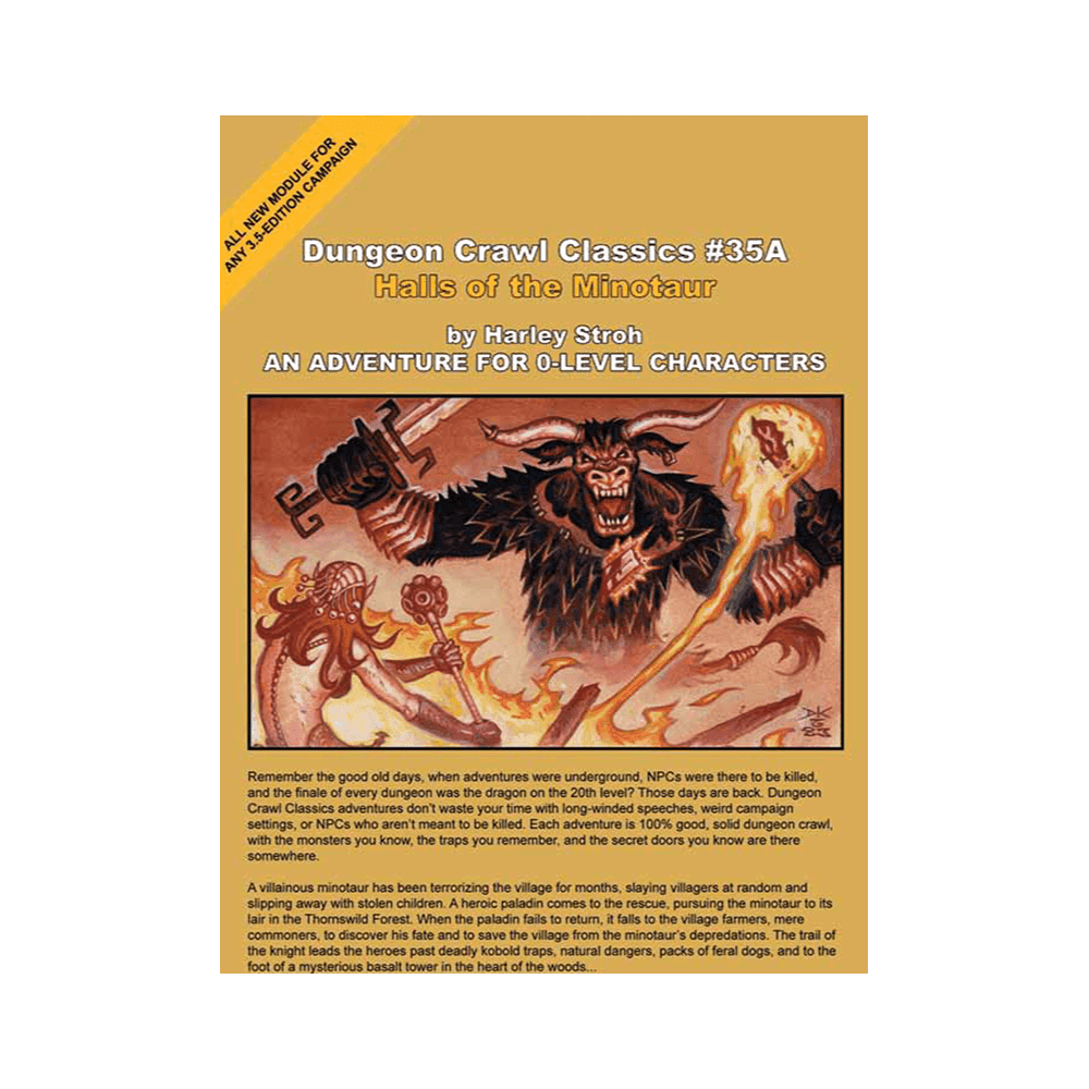 DCC 35A Halls Of The Minotaur - Beanie Games