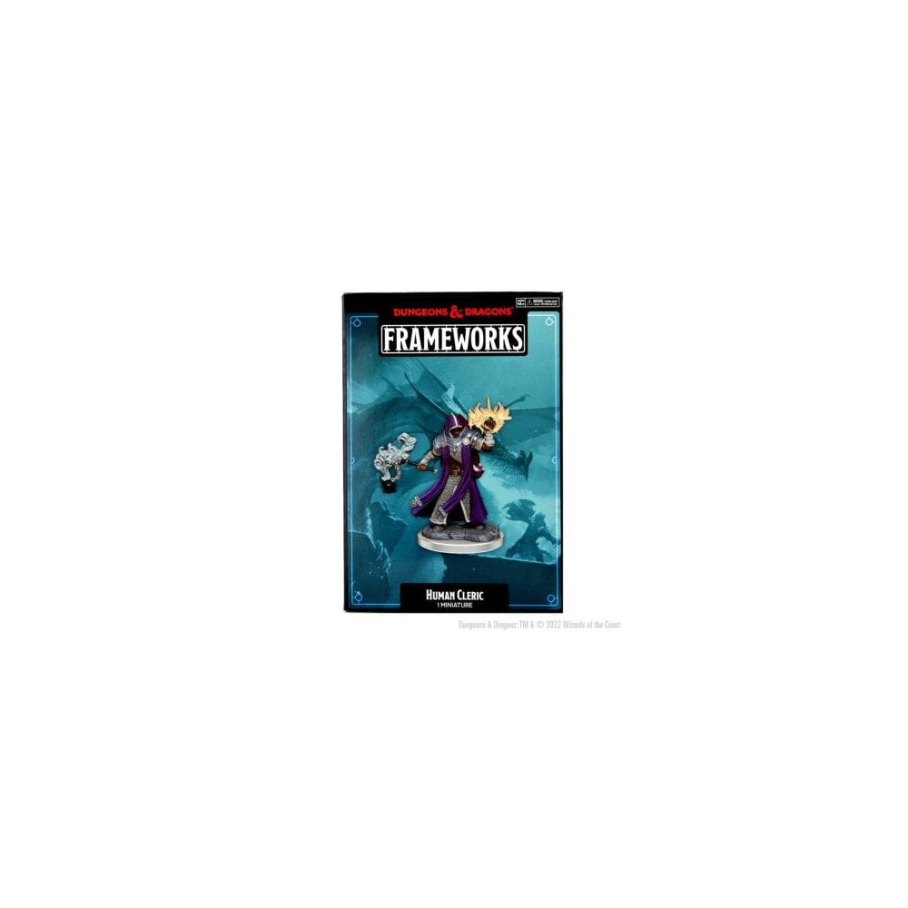 D&D Frameworks: Human Cleric Male (W1) - Beanie Games