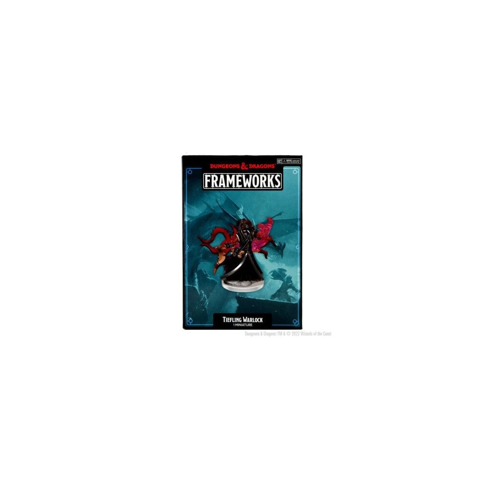 D&D Frameworks: Tiefling Warlock Male (W1) - Beanie Games