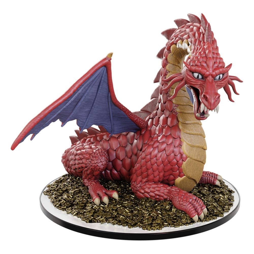 D&D Icons of the Realms: 50th Anniversary - Classic Red Dragon Boxed Miniature (Set 31) - Beanie Games