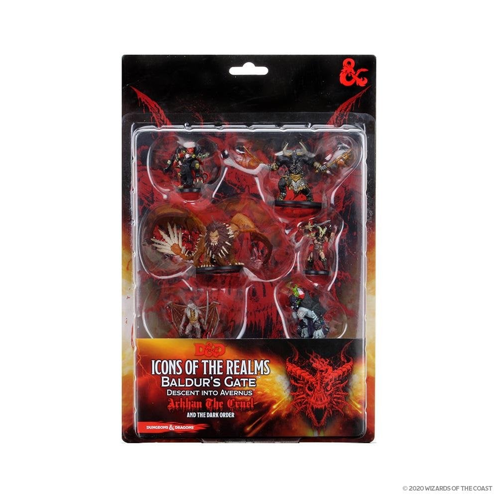 D&D Icons of the Realms Descent into Avernus: Arkhan the Cruel and The Dark Order - Beanie Games