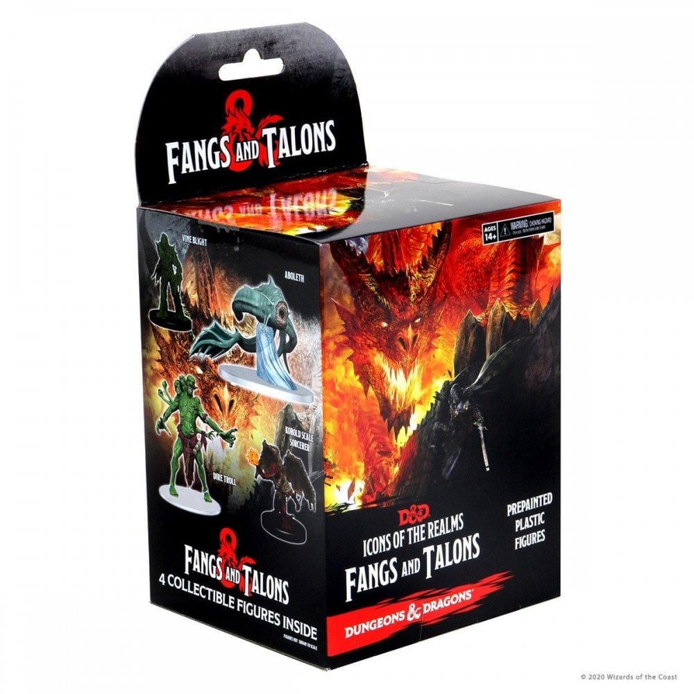 D&D Icons of the Realms Miniatures: Fangs and Talons Booster - Beanie Games