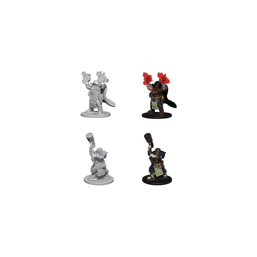 D&D Nolzurs Marvelous Miniatures: Dwarf Male Cleric - Wave 2 - Beanie Games