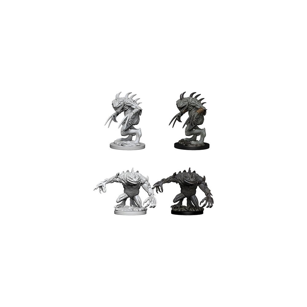 D&D Nolzurs Marvelous Miniatures: Grey Slaad & Death Slaad - Wave 5 - Beanie Games