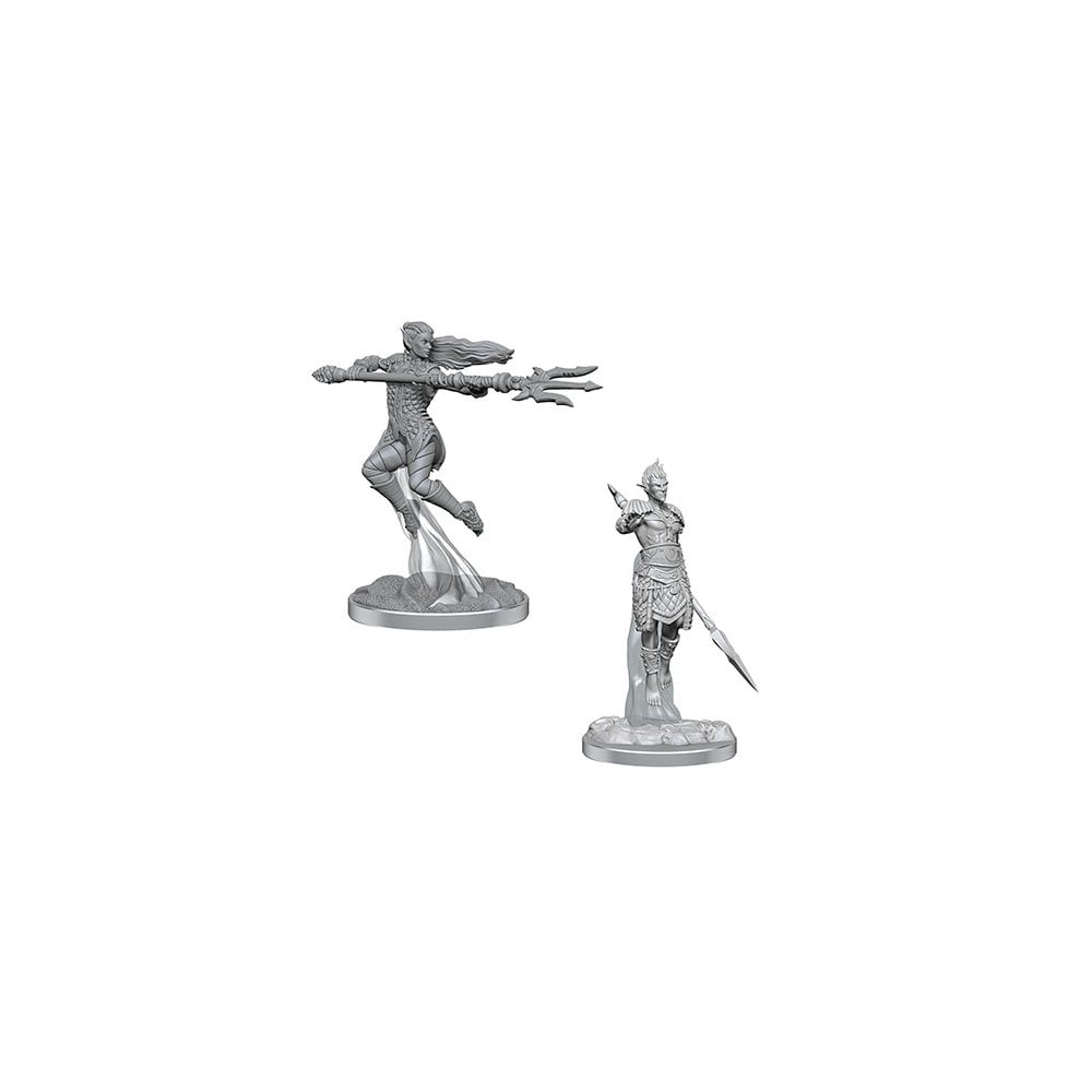 D&D Nolzurs Marvelous Miniatures: Sea Elf Fighters - Wave 20 - Beanie Games