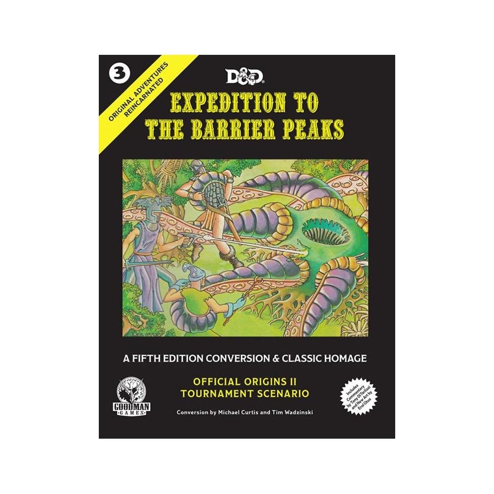 D&D Original Adventures Reincarnated 3 Expedition To The Barrier Peaks (Hardback) - Beanie Games