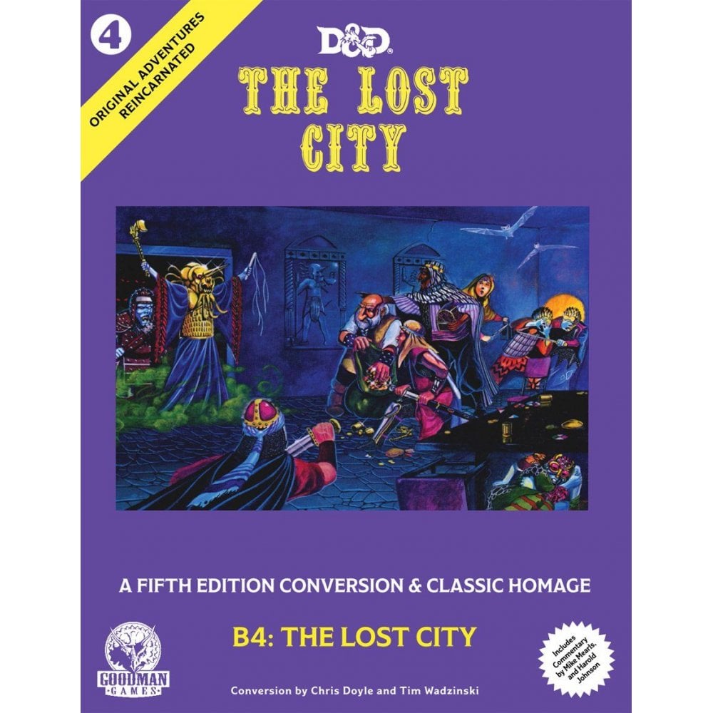 D&D Original Adventures Reincarnated 4 The Lost City (Hardback) - Beanie Games