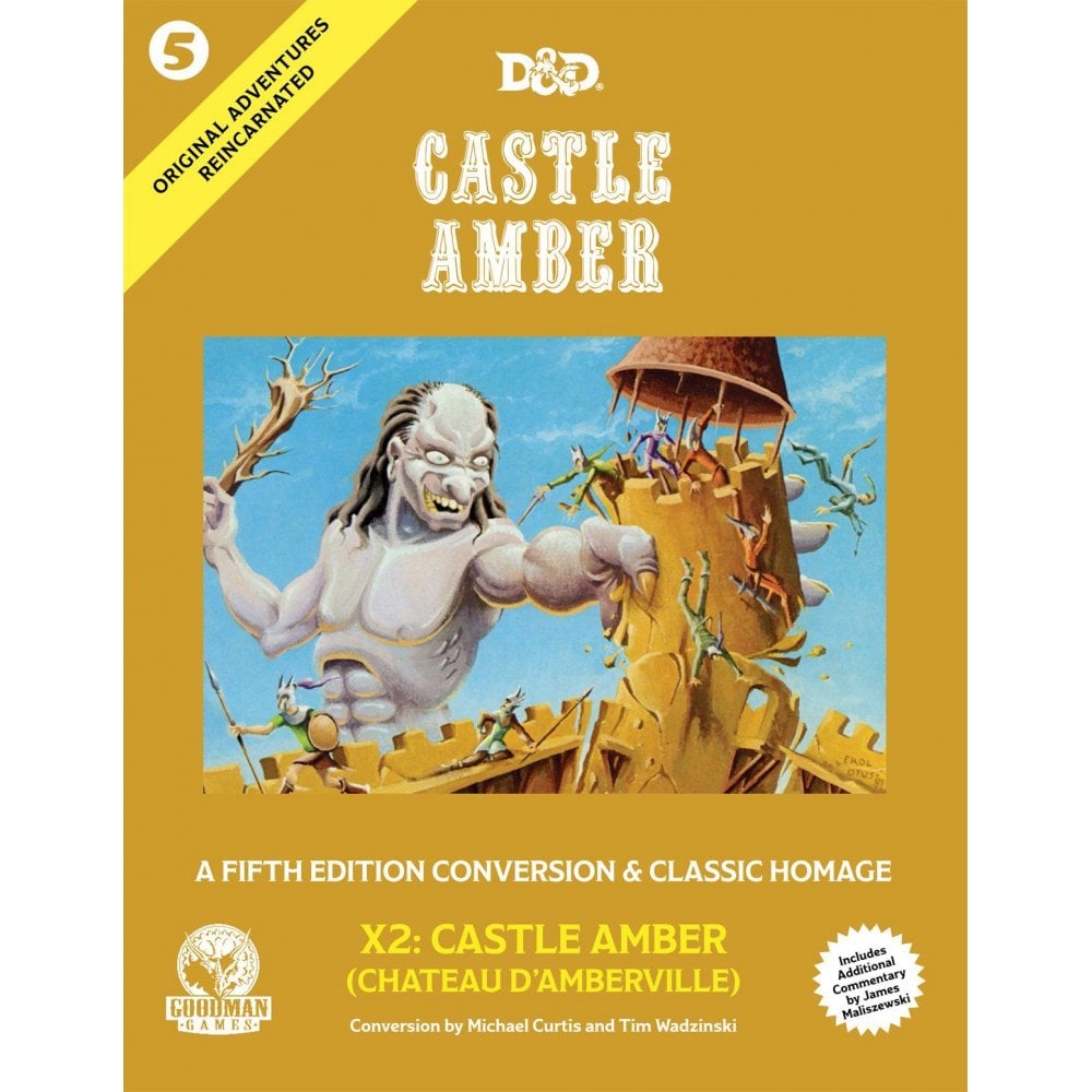 D&D Original Adventures Reincarnated 5 Castle Amber (Hardback) - Beanie Games