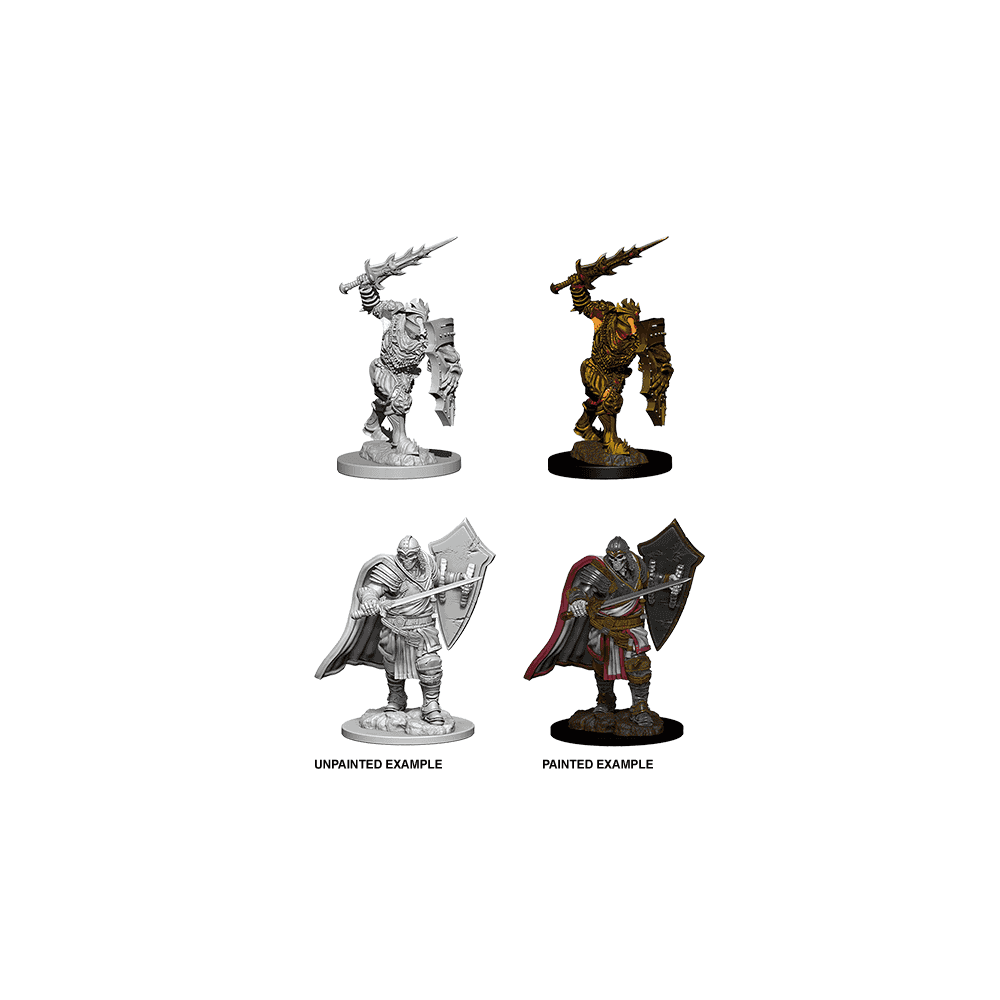 Death Knight & Helmed Horror: D&D Nolzur's Marvelous Unpainted Miniatures - Beanie Games
