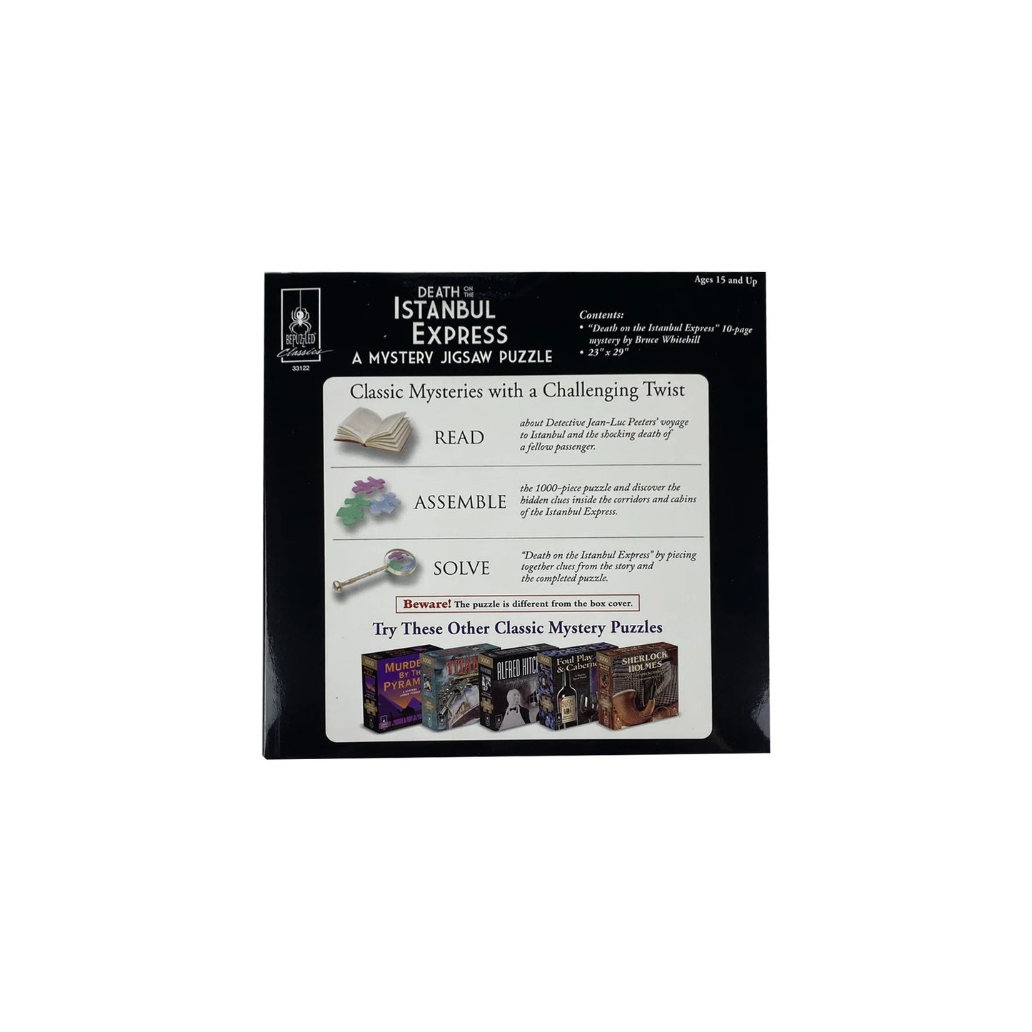 Death On The Istanbul Express Mystery Puzzle - Beanie Games