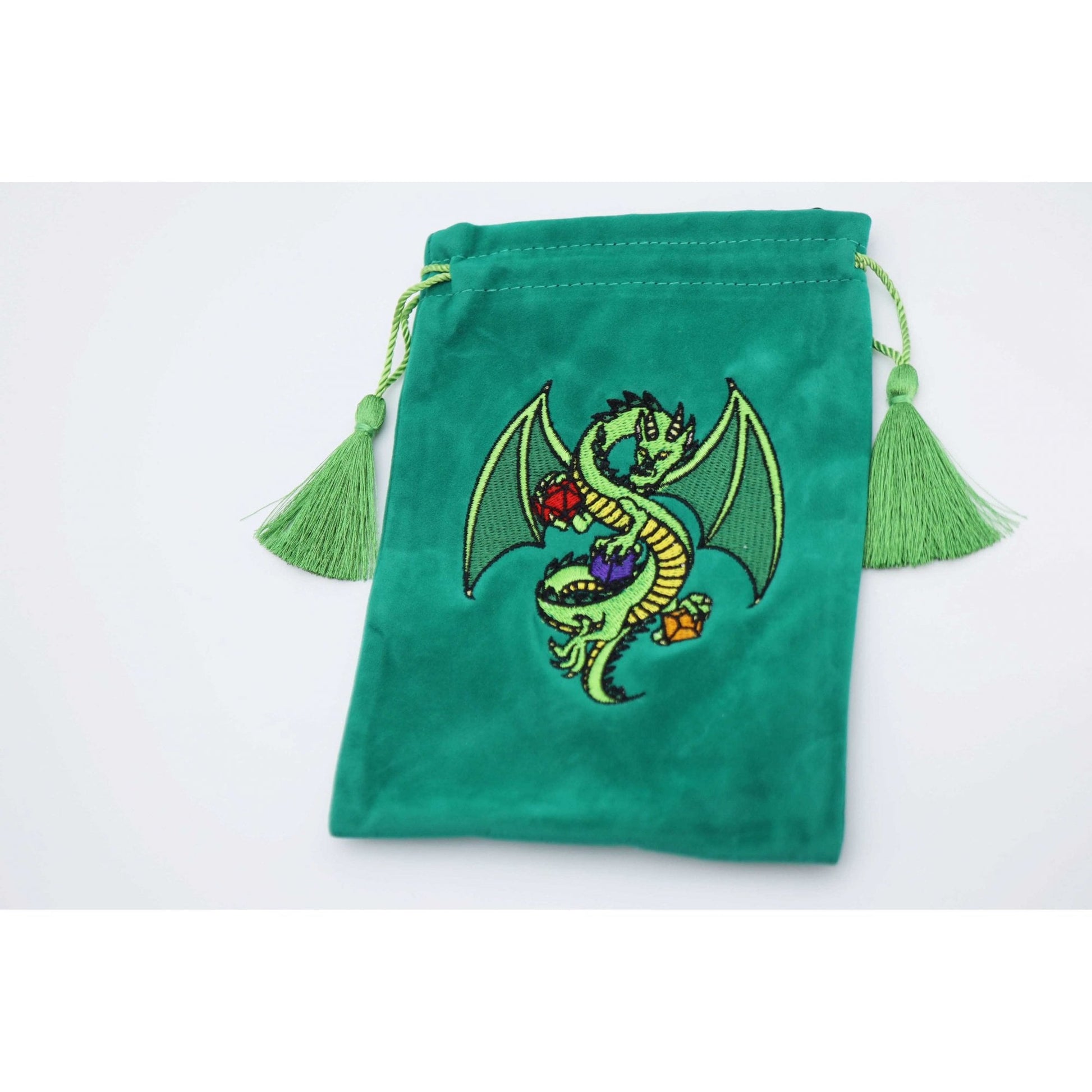 Dice Bag - Green Dragon - Beanie Games
