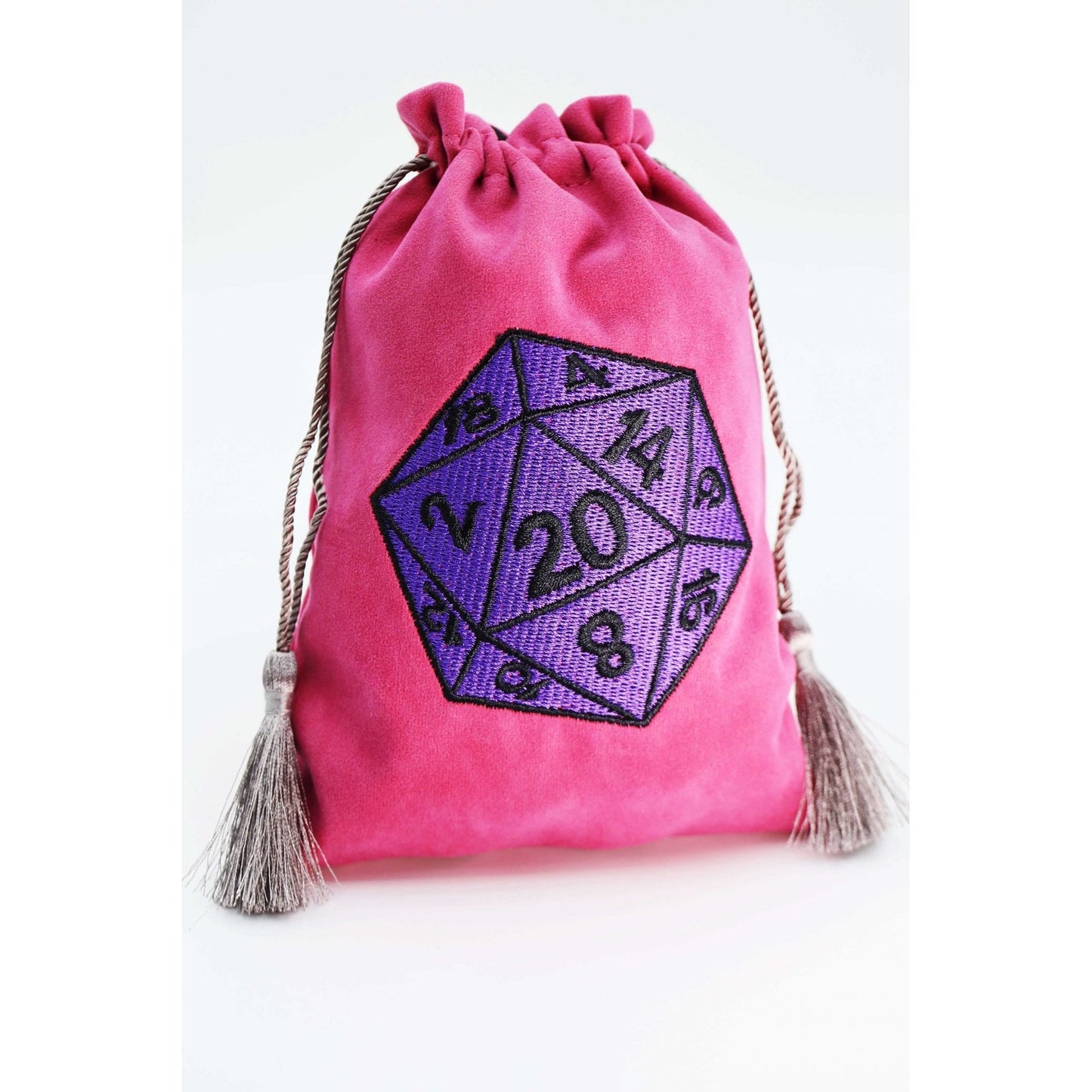Dice Bag - Purple D20 - Beanie Games