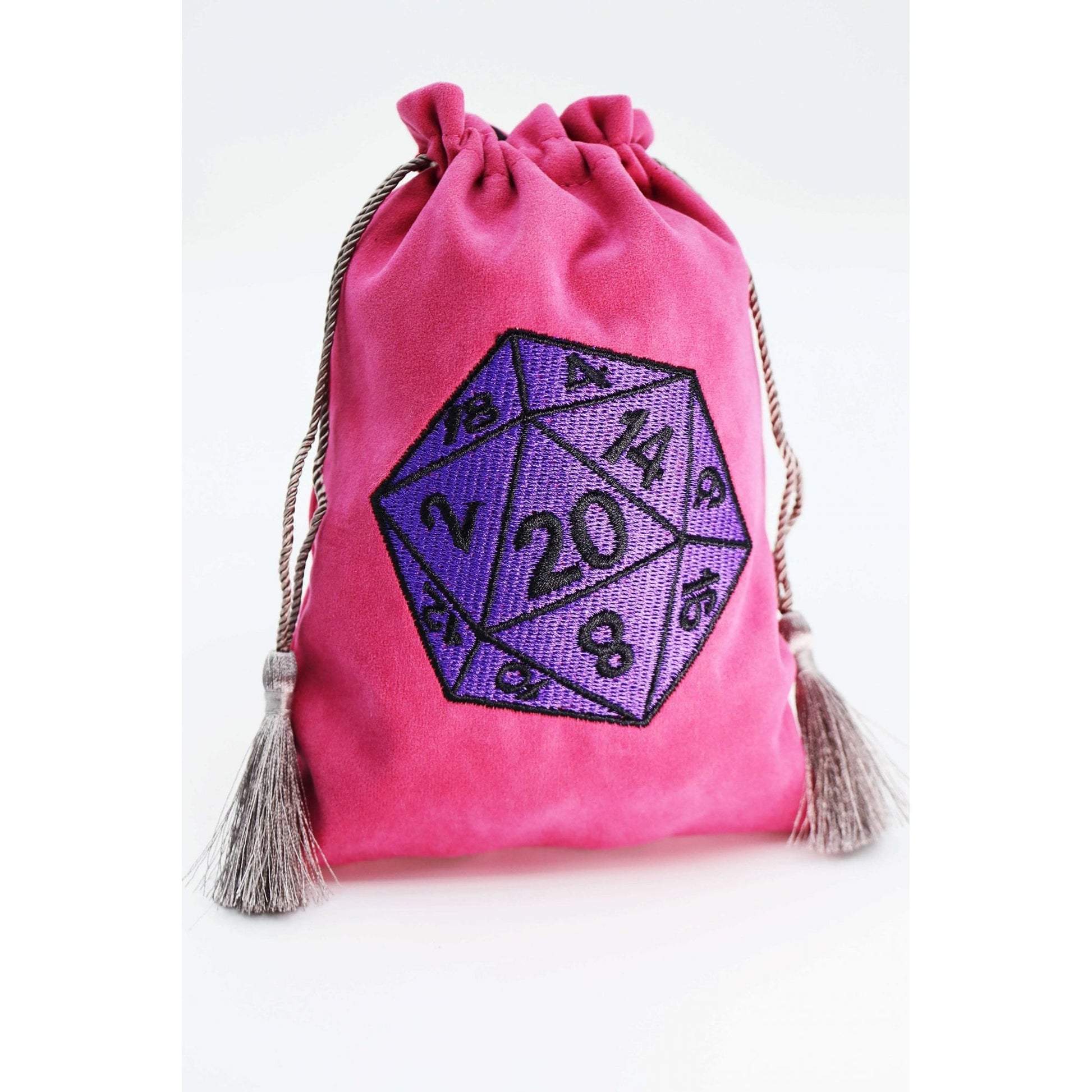 Dice Bag - Purple D20 - Beanie Games