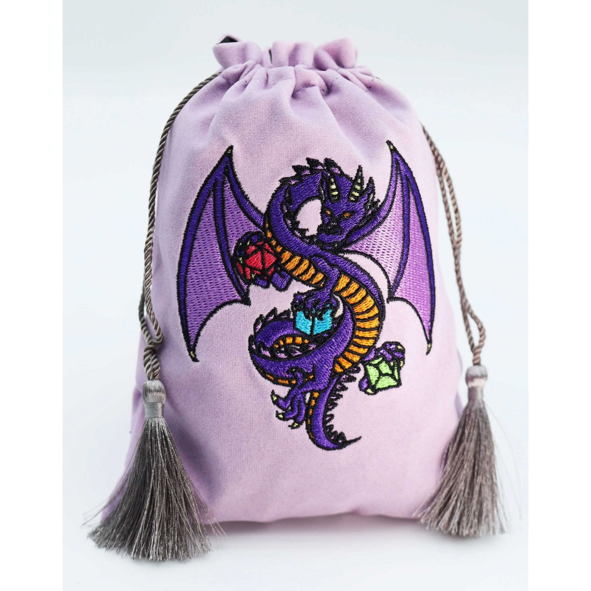 Dice Bag - Purple Dragon - Beanie Games