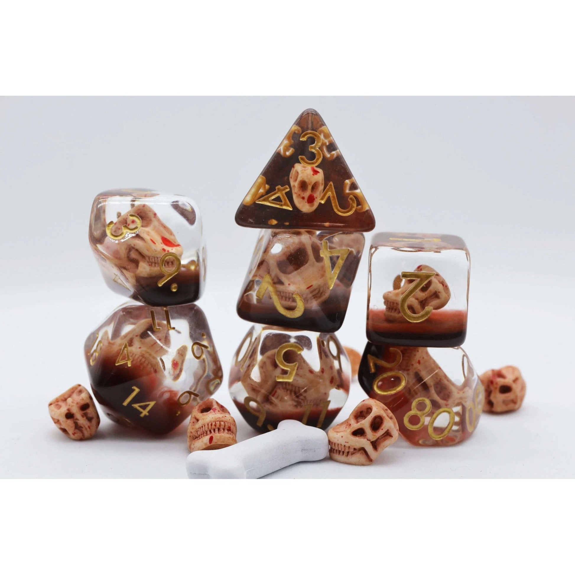 Dino Fossil RPG Dice Set - Beanie Games