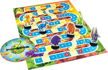 Dinosaur Snakes & Ladders - Beanie Games