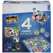 Disney 100th Anniversary 4 in 1 Games - Beanie Games