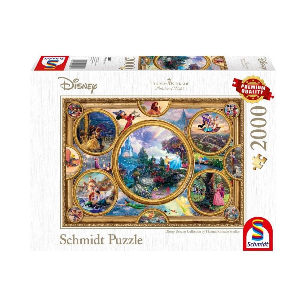 Disney Dreams Collection by Thomas Kinkade - 2000 piece Puzzle - Beanie Games