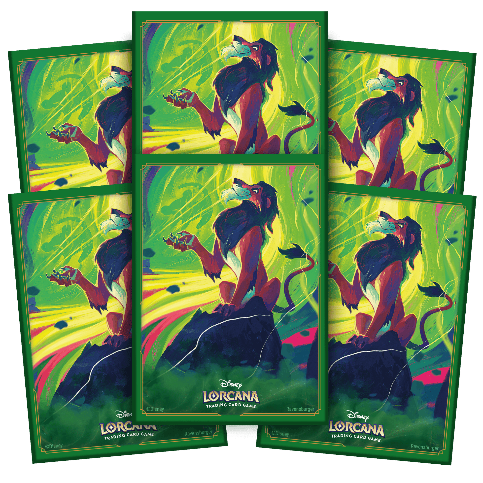 Disney Lorcana Azurite Sea Card Sleeves - Scar - Beanie Games