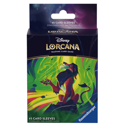 Disney Lorcana Azurite Sea Card Sleeves - Scar - Beanie Games
