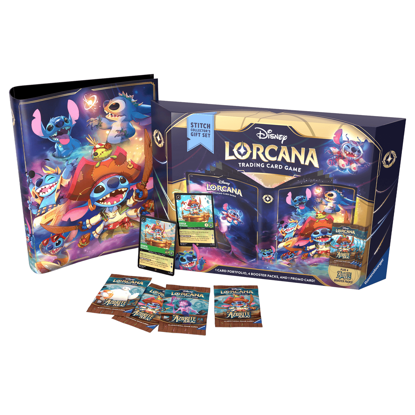 Disney Lorcana Azurite Sea Stitch Collectors Gift Set - Beanie Games