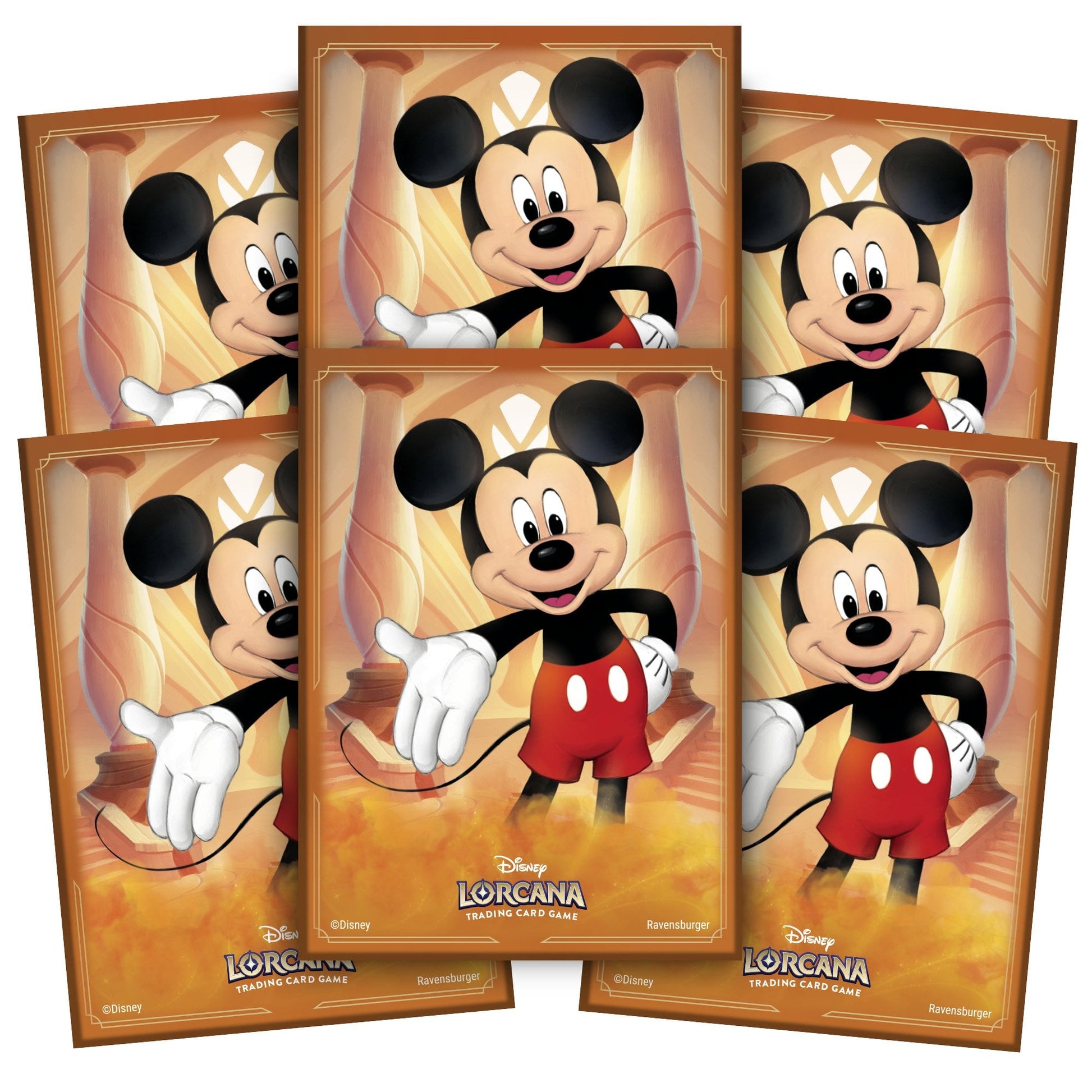 Disney Lorcana Card Sleeve Mickey Mouse (65 Sleeves) - Beanie Games
