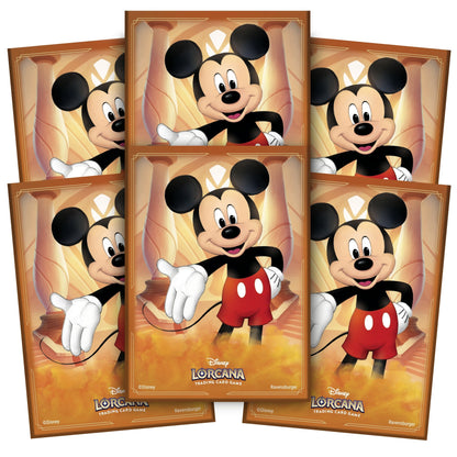 Disney Lorcana Card Sleeve Mickey Mouse (65 Sleeves) - Beanie Games
