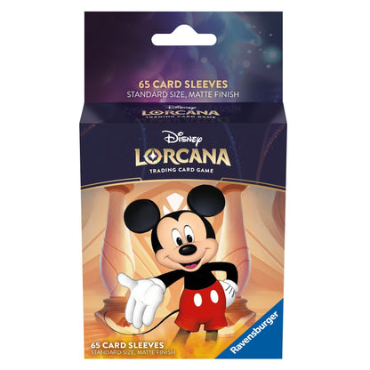 Disney Lorcana Card Sleeve Mickey Mouse (65 Sleeves) - Beanie Games