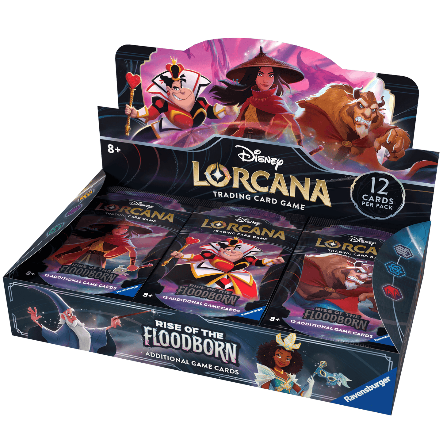Disney Lorcana - Rise Of The Floodborn - Booster Box (24 Booster Packs) - Beanie Games