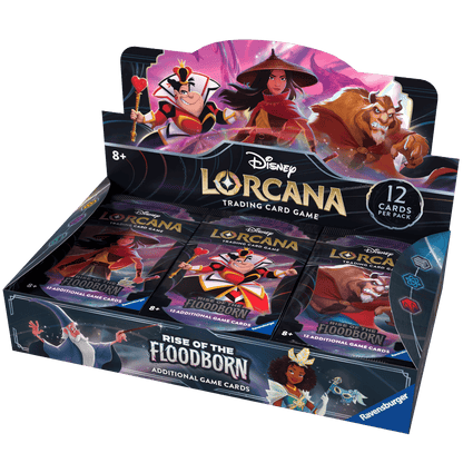 Disney Lorcana - Rise Of The Floodborn - Booster Box (24 Booster Packs) - Beanie Games