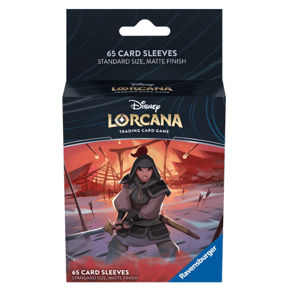 Disney Lorcana - Rise Of The Floodborn - Mulan Sleeves (65) - Beanie Games