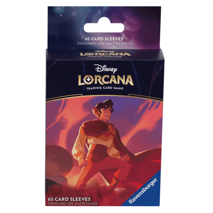 Disney Lorcana Set 5 Shimmering Skies Card Sleeves Aladdin - Beanie Games