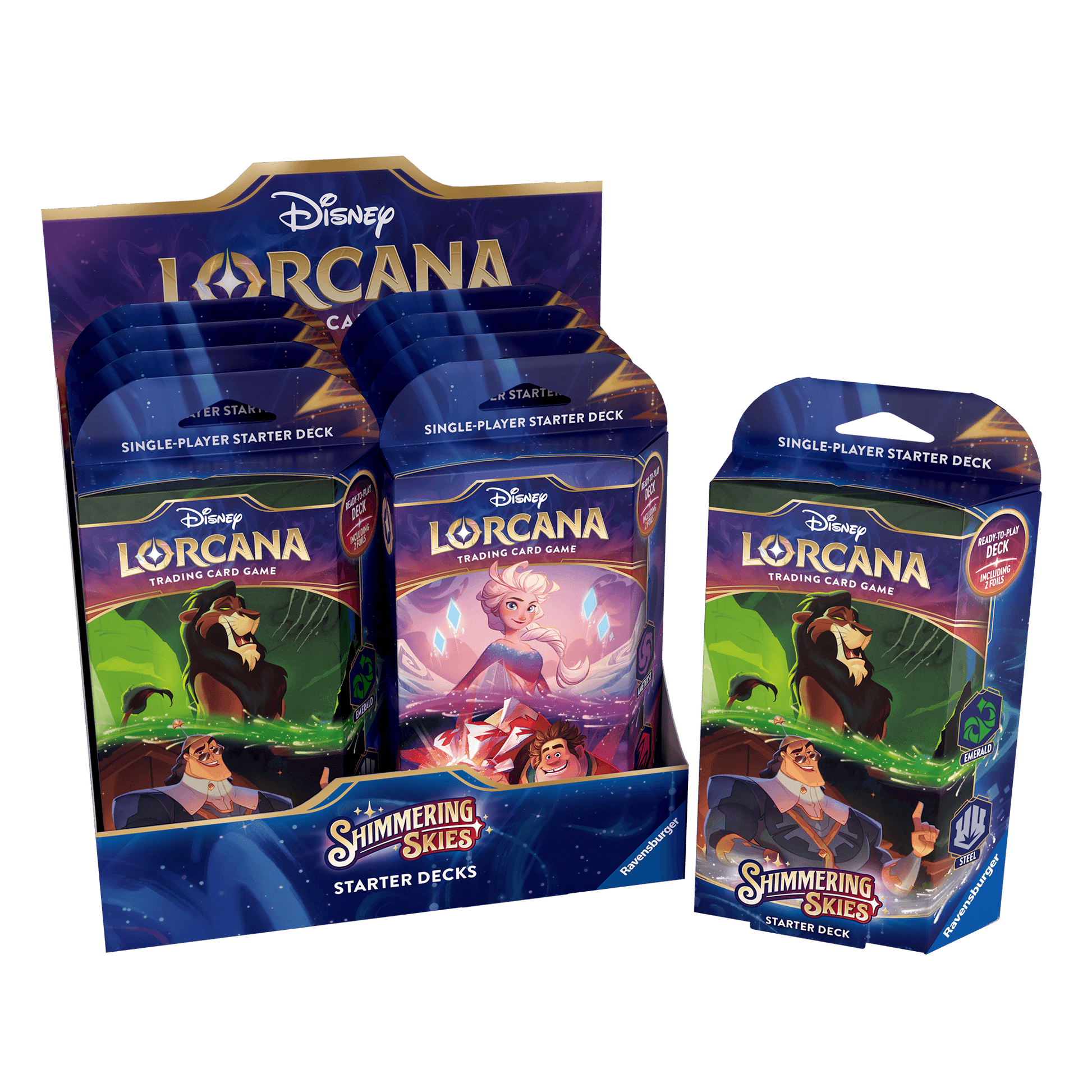 Ravensburger - Disney Lorcana Set 5 Shimmering Skies Starter Deck - Beanie Games Beanie Games Ravensburger - Disney Lorcana Set 5 Shimmering Skies Starter Deck - Beanie Games Beanie Games