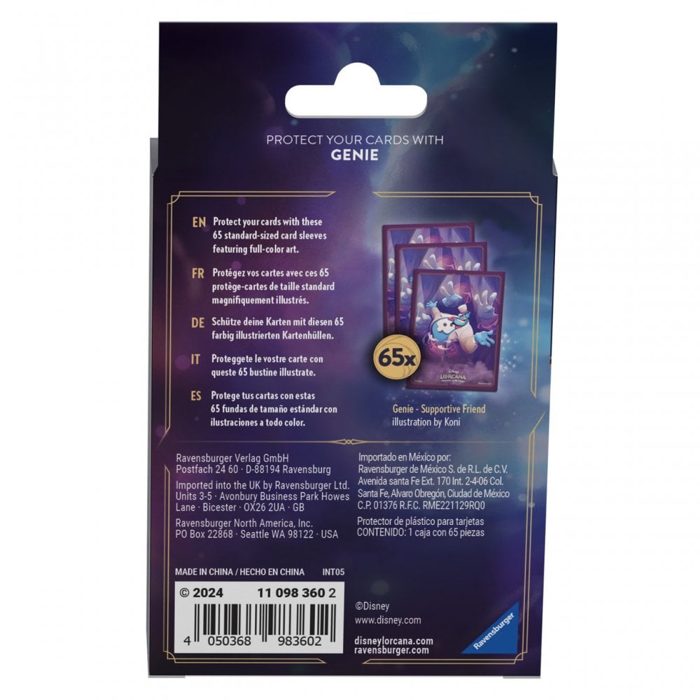 Disney Lorcana: Ursula's Return Card Sleeve Pack Genie - Beanie Games