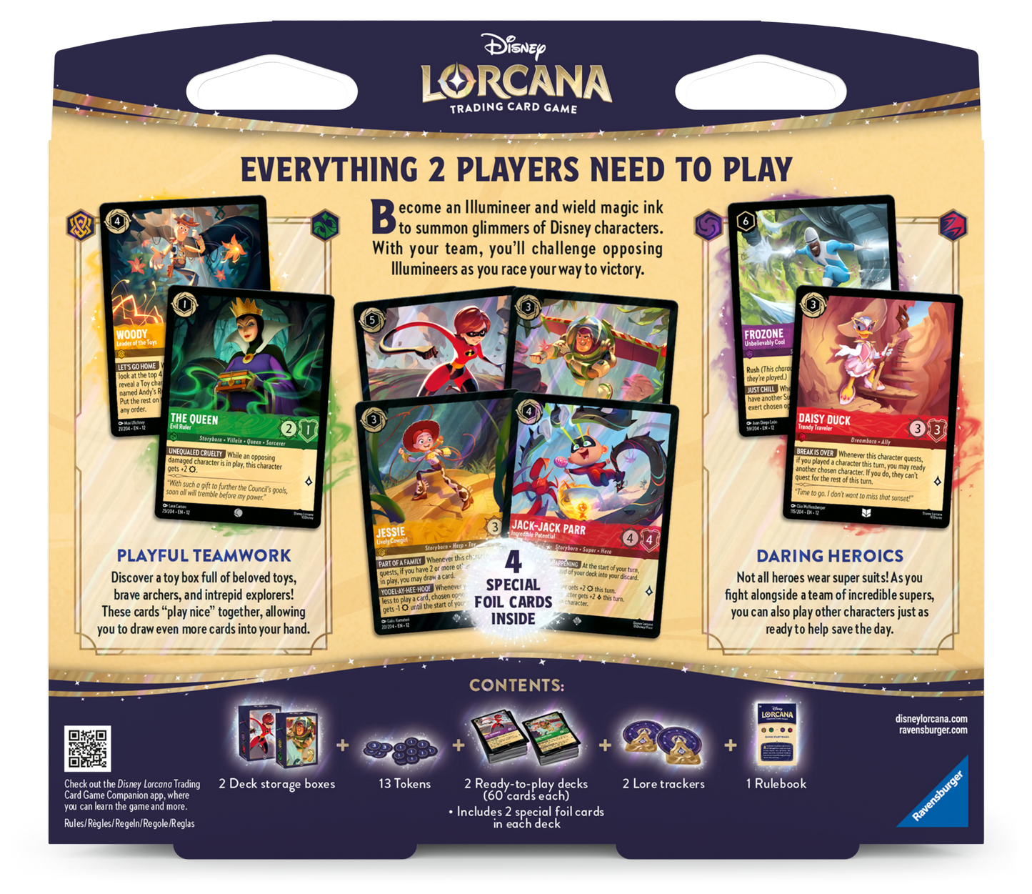 Disney Lorcana Wilds Unknown: 2-Player Starter Set - Beanie Games