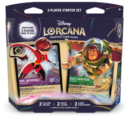 Disney Lorcana Wilds Unknown: 2-Player Starter Set - Beanie Games