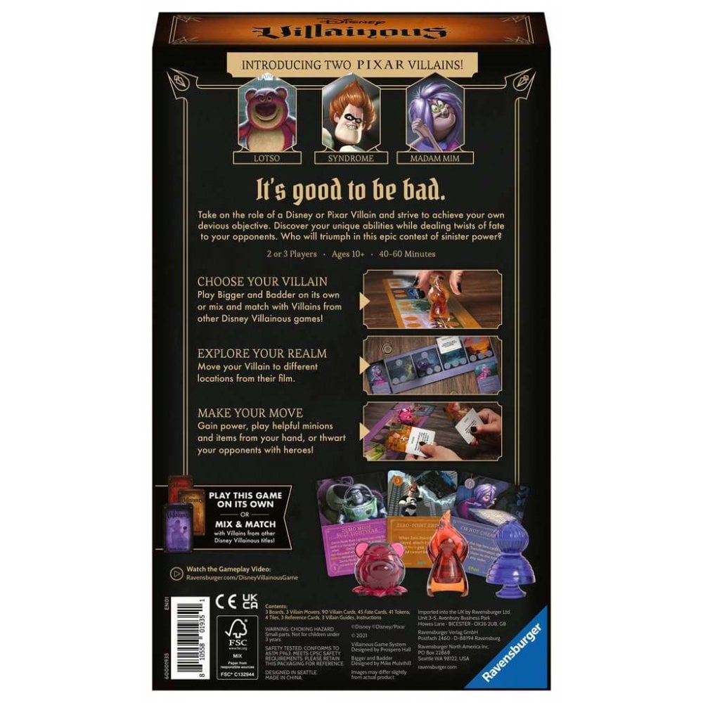 Disney Villainous: Bigger & Badder Expansion - Beanie Games