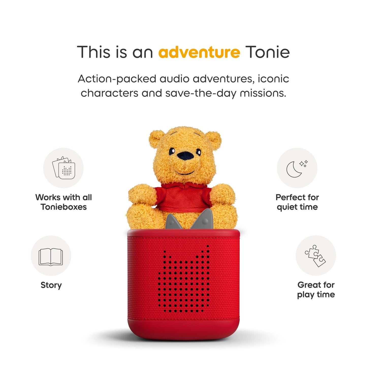 Disney Winnie the Pooh Cuddle Tonie - Beanie Games