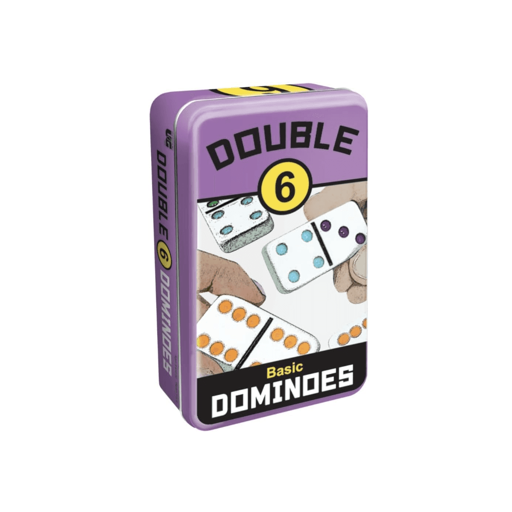 Double 6 Dominoes Tin - Beanie Games
