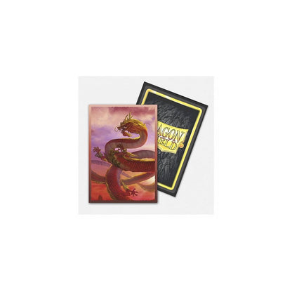 Dragon Shield - Dual Matte Japanese Size Sleeves 60pk - Limited Edition Wood Dragon - Beanie Games