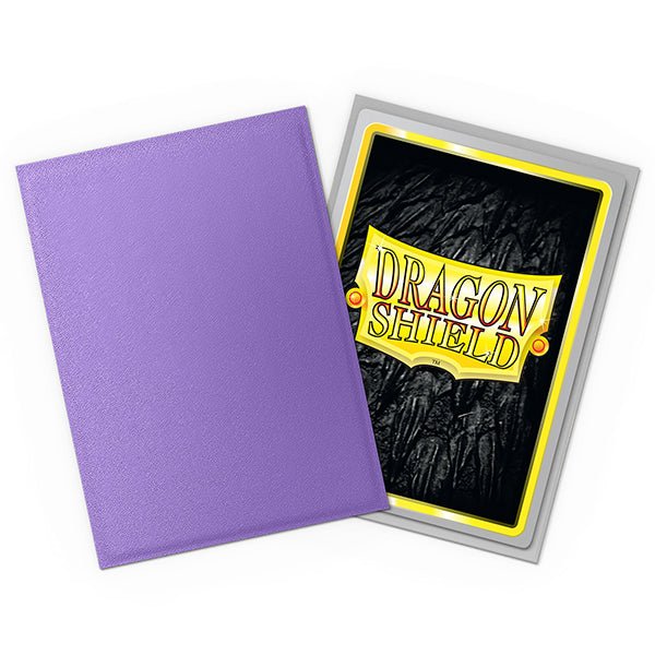 Dragon Shield - Dual Matte Standard Size Sleeves (100) - Nebula & Silver - Beanie Games