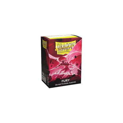 Dragon Shield - Dual Matte Standard Size Sleeves - Fury (100) - Beanie Games